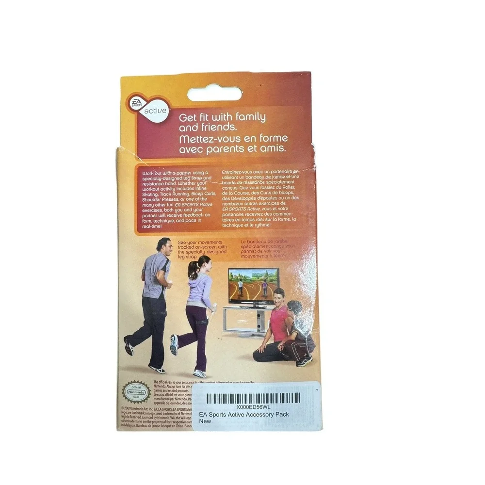 Wii Active: More Workouts EA Sports NEW SEALED Kit W/ Leg Strap &Resistant Bands